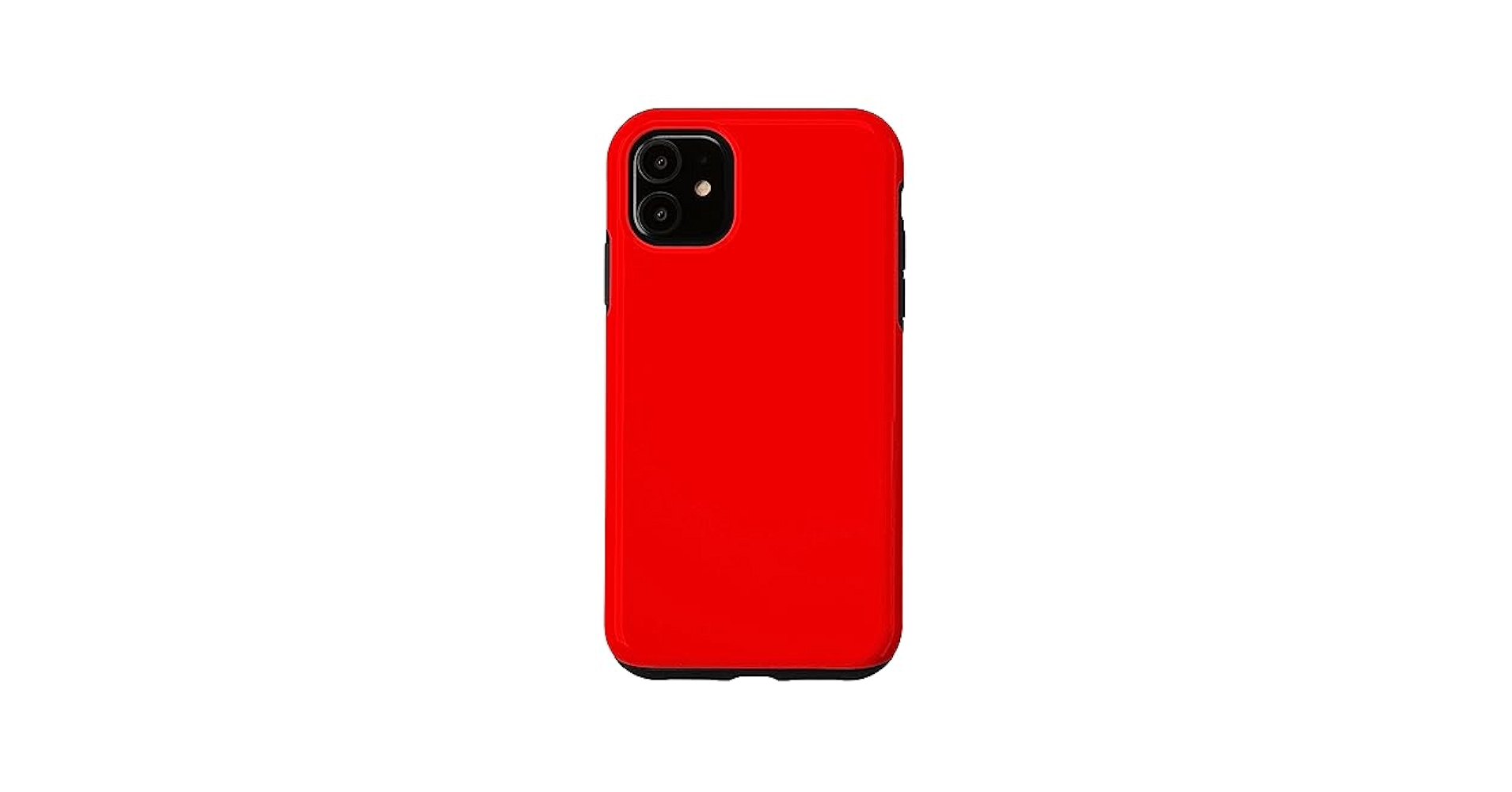 Amazon.com: iPhone 11 Bright Red Matte Solid Color Case
